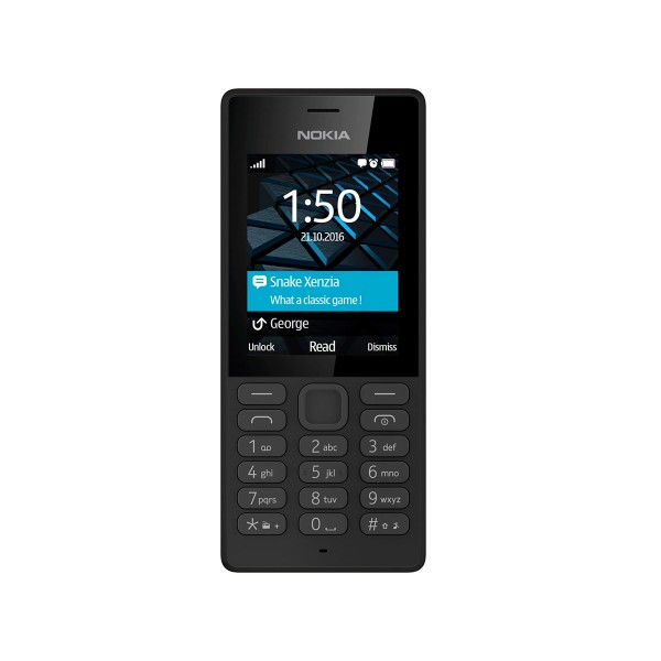 Nokia 150 (2017) negro móvil senior dual sim 2.4'' cámara vga bluetooth microsd radio fm