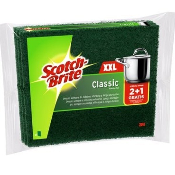 Scotch-Brite estropajo Classic XXL 2+1 unidades