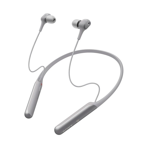 Sony wi-c600 plata auriculares inalámbricos de botón in-ear bluetooth nfc noise cancelling