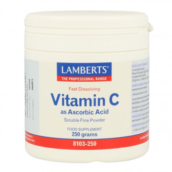 Vitamina C Acido Ascorbico 250 g Lamberts