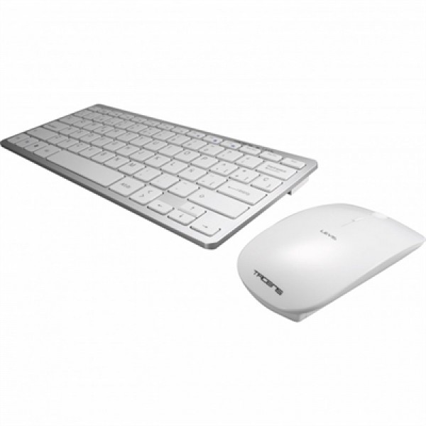 Tacens levis teclado+ratón inalámbrico blanco ultr