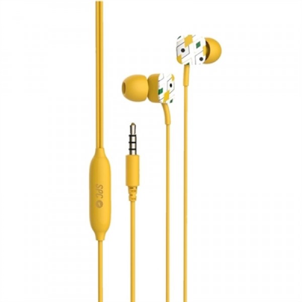 Spc auricular hype 4603y 3.5mm amarillo