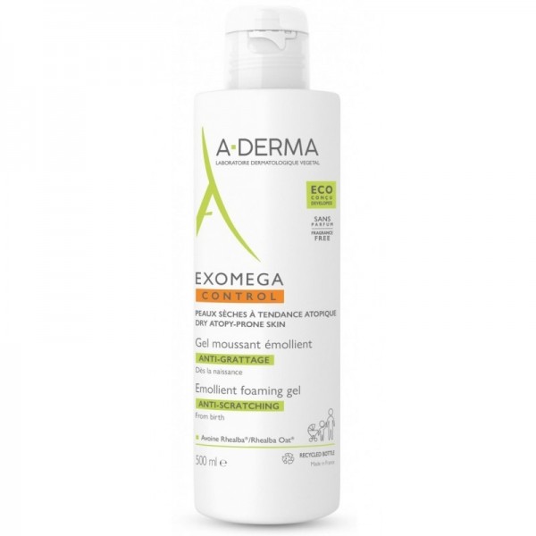 Aderma Exomega Control Gel Limpiador Moussant 50