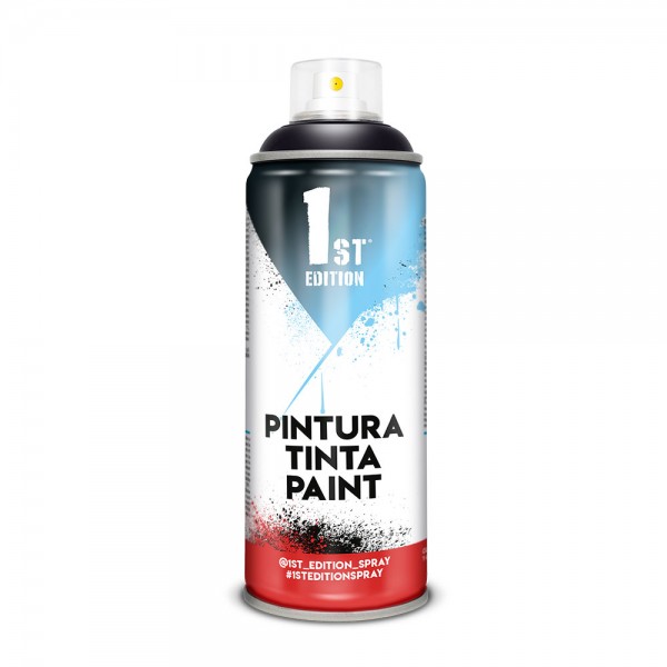 Pintura en spray 1st edition 520cc / 300ml mate negro absoluto ref 641 (pack 2 unidades)