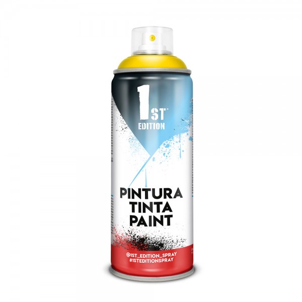 Pintura en spray 1st edition 520cc / 300ml mate amarillo canario ref 643 (pack 2 unidades)
