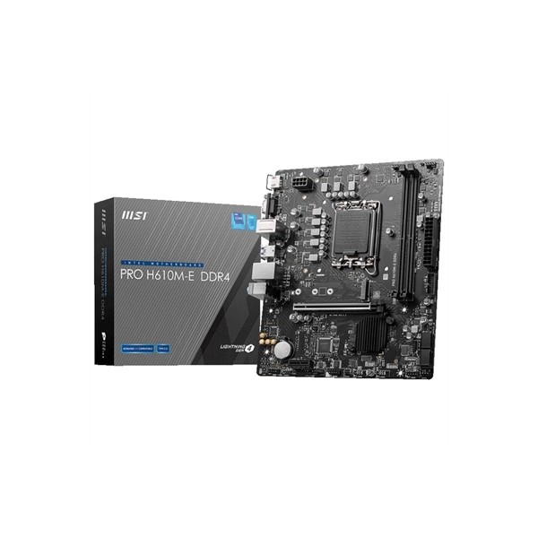Msi placa base pro h610m-e ddr4 matx 1700