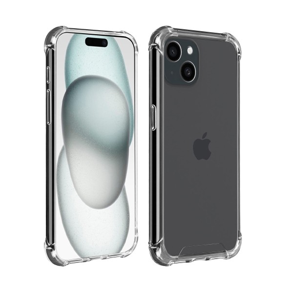 Akashi trasera de silicona transparente / apple iphone 15 plus