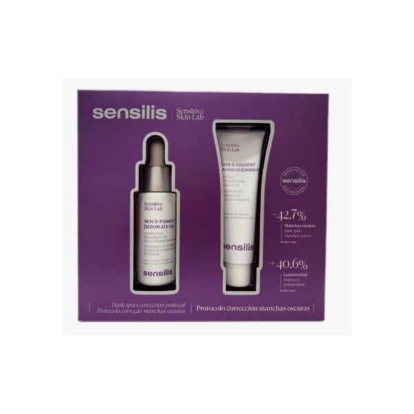 Sensilis Skin D Pigment Serum 30ml + Skin D Pigment Overnight 30ml Promo