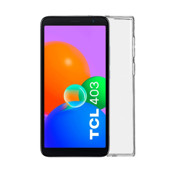 Jc trasera silicona transparente / tcl 403