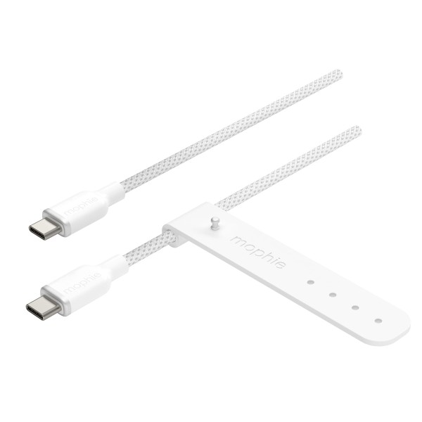 Zagg charge stream white / cable usb-c (m) a usb-c (m) 1m